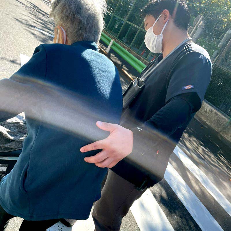 あん摩マッサージ指圧師による訪問マッサージと機能訓練